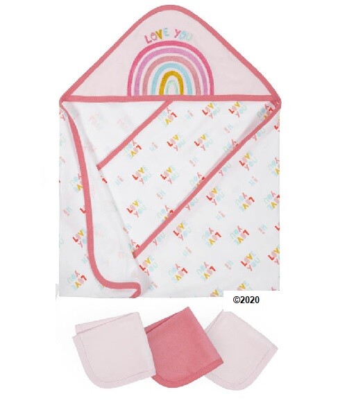 baby girl towels and washcloths